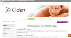 Desktop Screenshot of kilden-massagebankar.se